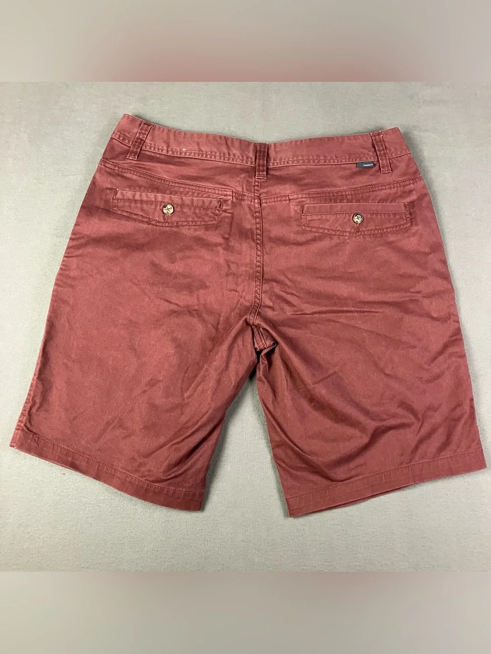 Toad & Co Mountain Ridge Shorts Men’s Size 34 x10.5 Washed Red Organic Cotton.